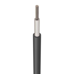 Juodas 6mm2 DC kabelis saulės elektrinei